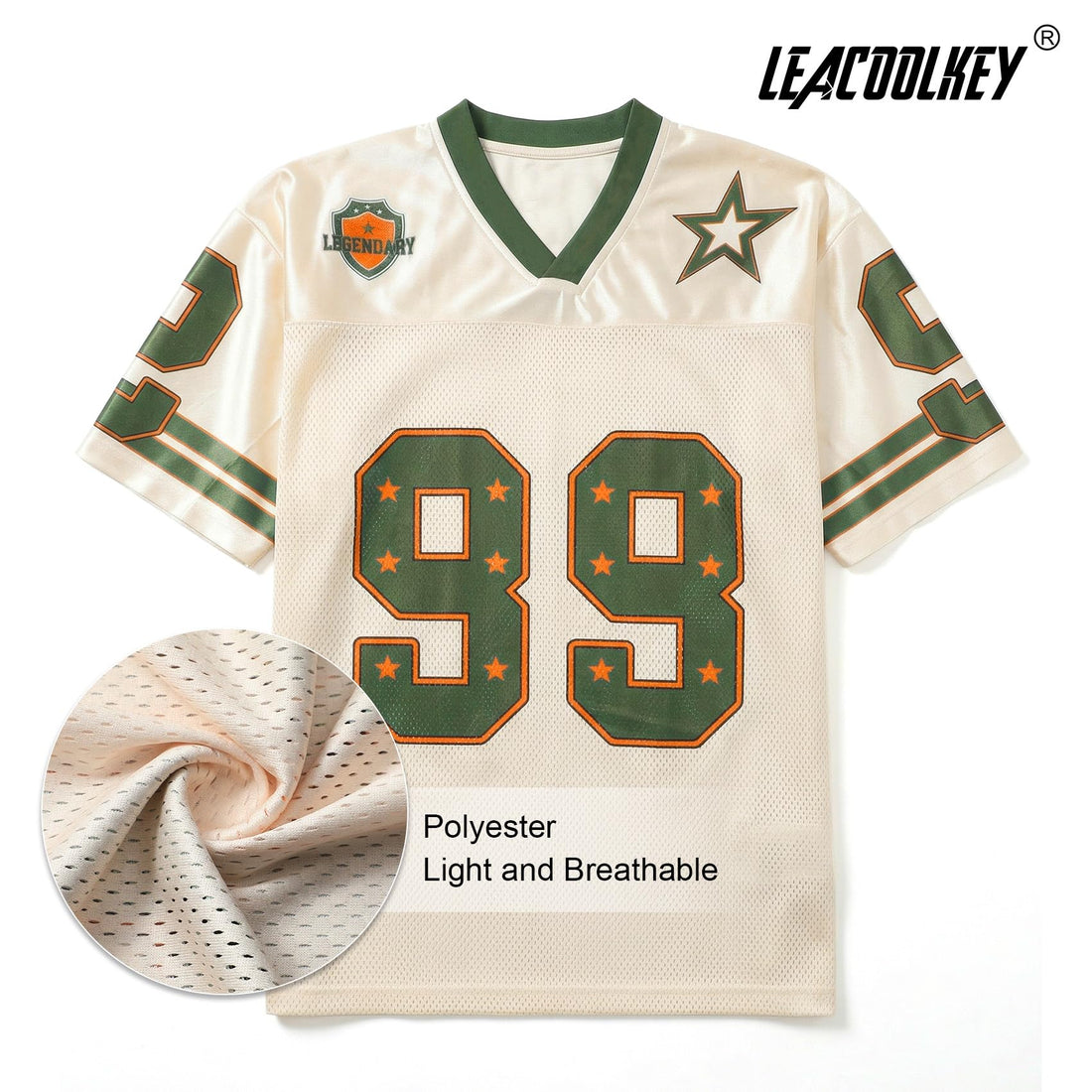 Jersey Shirts Y2K Oversized Graphic Tees Baggy V Neck T-Shirts Mesh Summer Tops for Women Men