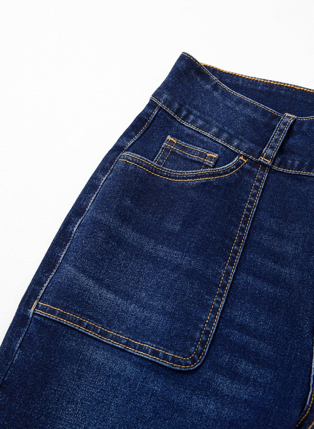 Sidefeel Women's Wide Leg Jeans High Waisted Stretchy Tummy Control Denim Pants Spring Outfits Bluing Size 8
