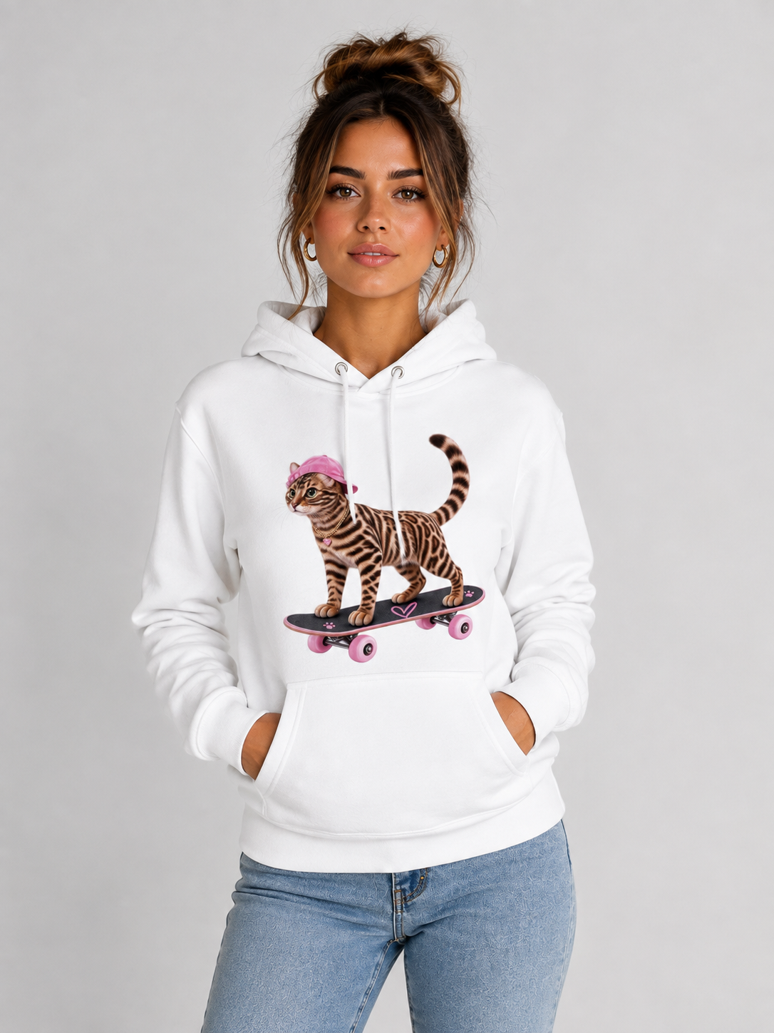 STAY WILD — Signature Cat Hoodie