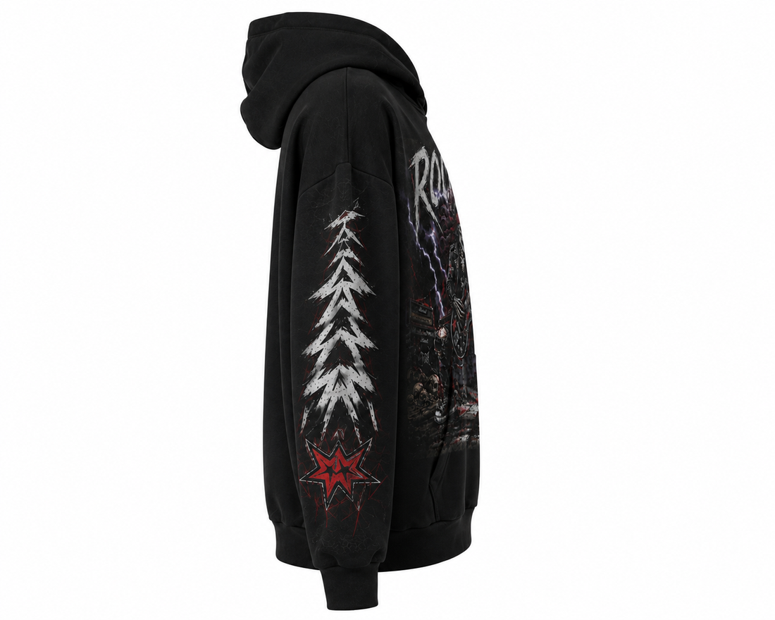 Rockstar Guitar Oversized Hoodie