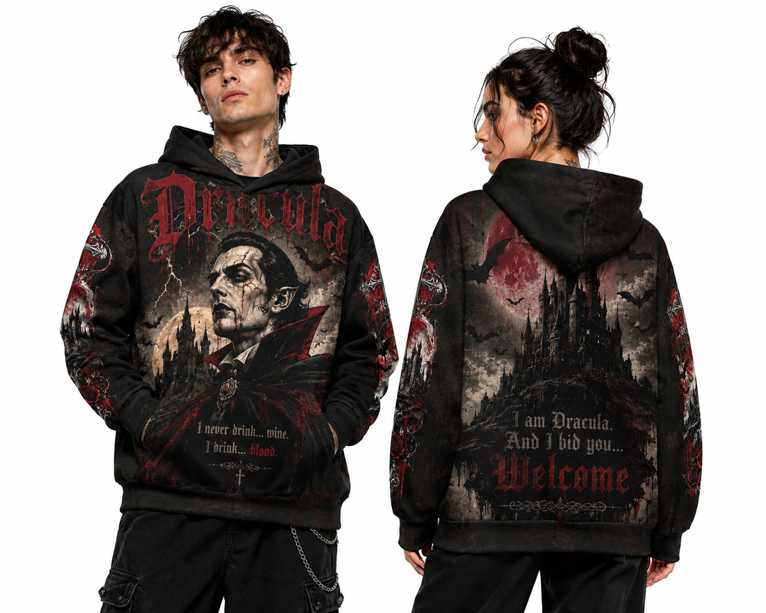 Dracula Oversized Hoodie 🦇