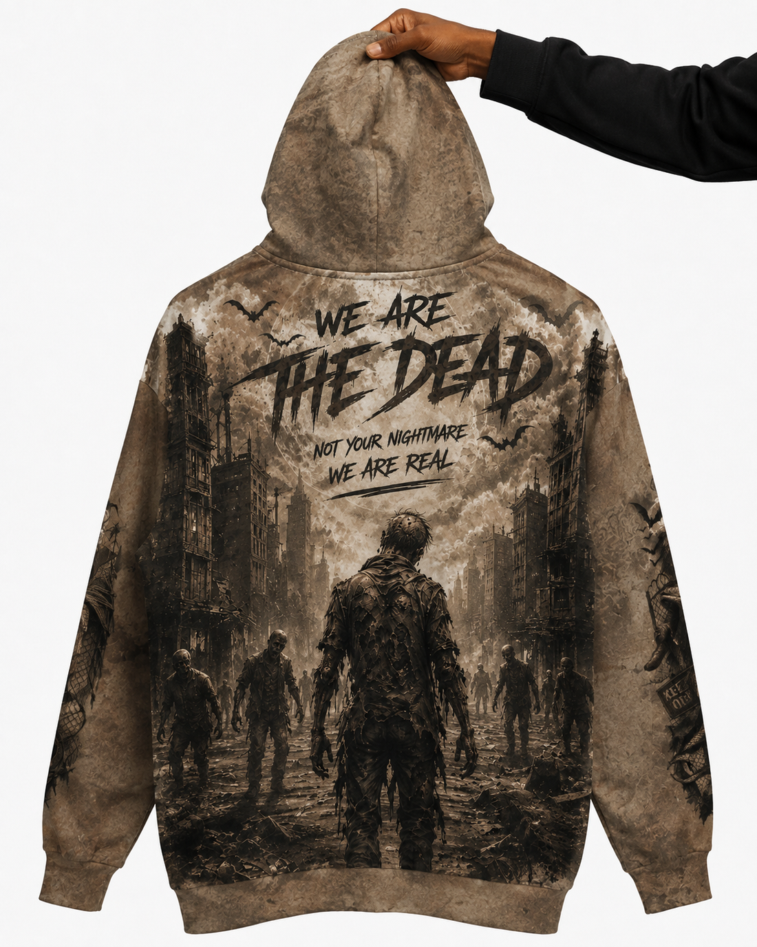 THE UNDEAD — Premium Unisex Oversized Zombie Hoodie