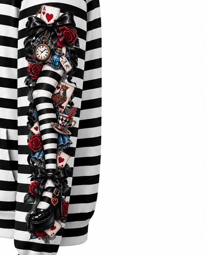 Wonderland After Dark — Oversized Hoodie