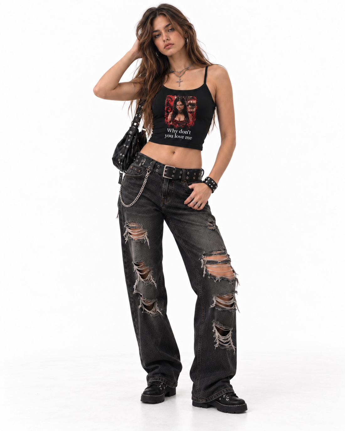 Why Don’t You Love Me Micro-Rib Tank Top