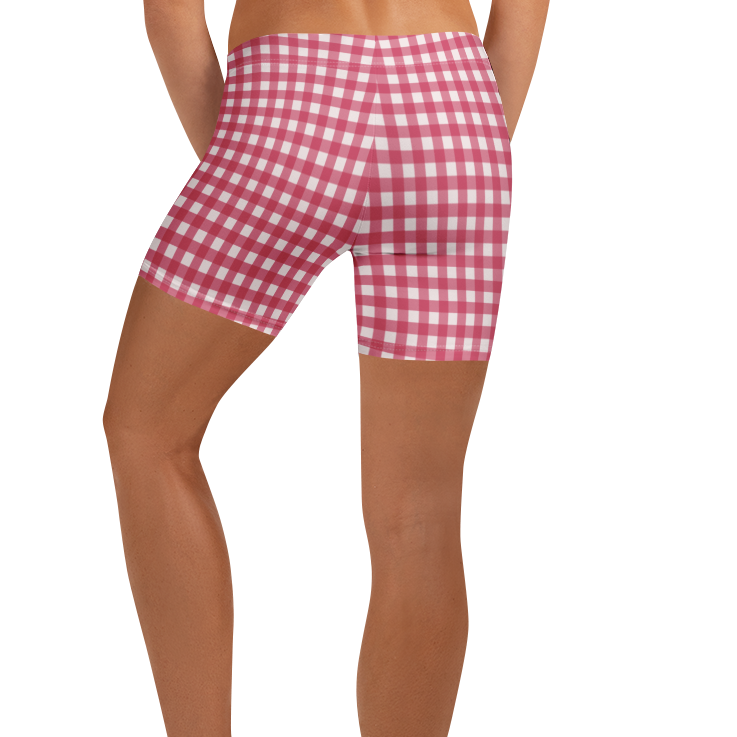 Red Athletic Shorts | 4-Way Stretch | Workout & Everyday Wear