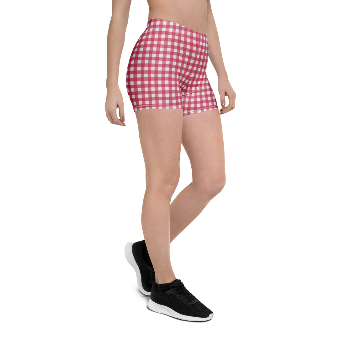 Red Athletic Shorts | 4-Way Stretch | Workout & Everyday Wear