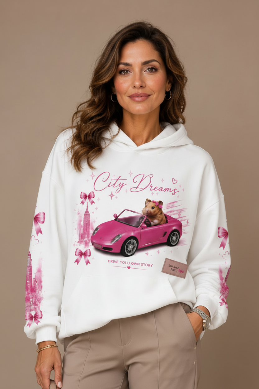 City Dream Girl Oversized Hoodie