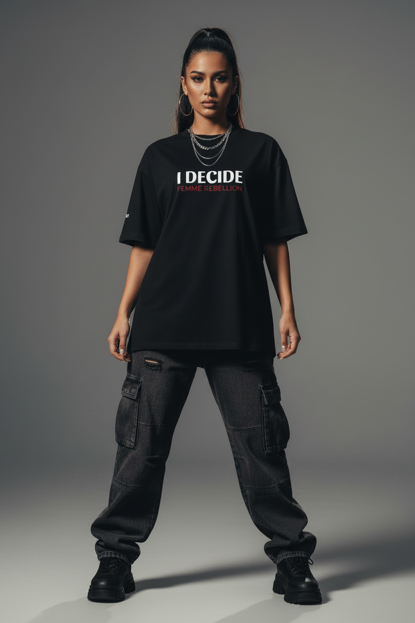 I DECIDE – Femme Rebellion Fondo Gris