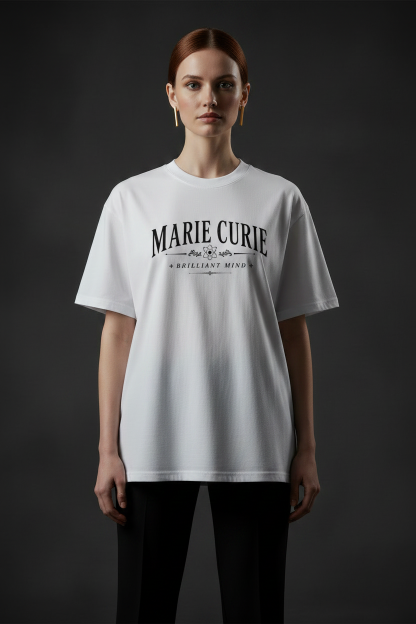 Marie Curie – Misma Modelo Frente Oversized