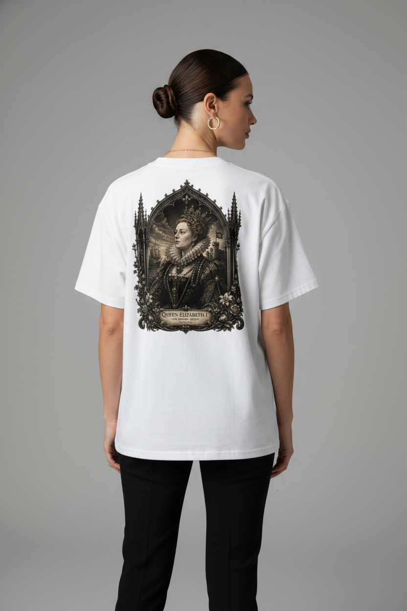 Mockup Espalda - Diseño Exacto Queen Elizabeth I