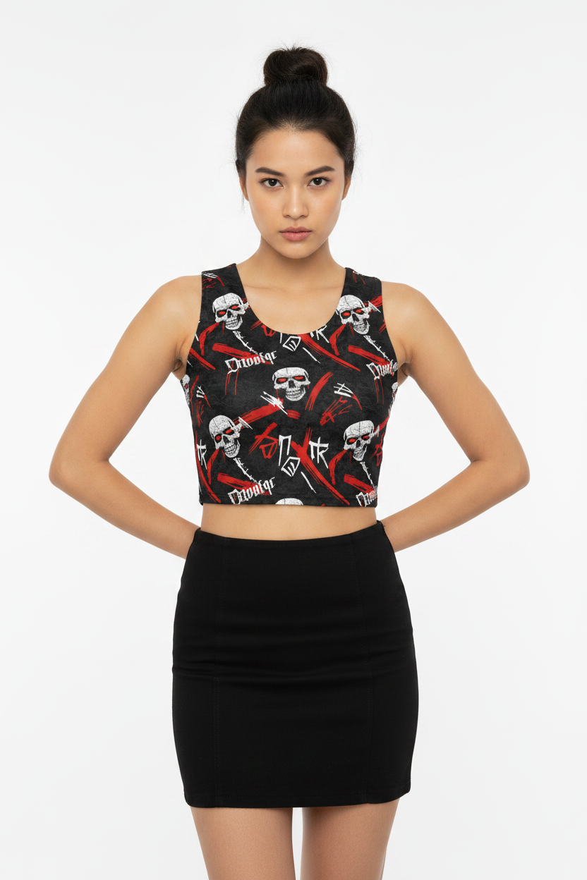 Mockup Frente Falda Negra