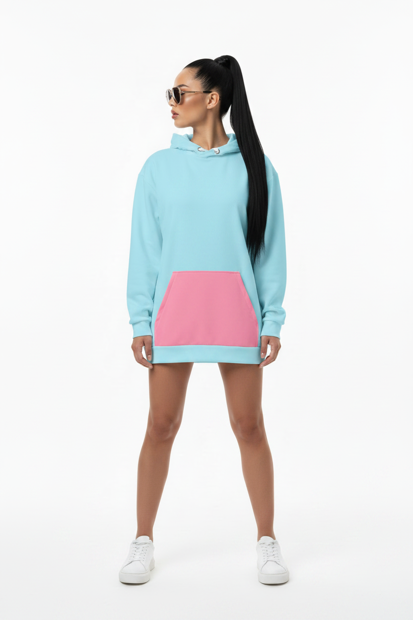 Mockup frente – Ice Cream Hoodie mujer