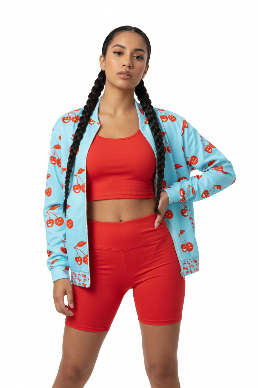 Mockup Frontal - Licra roja corta