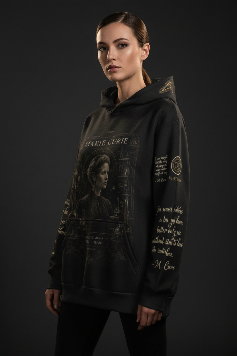 Mujer Marie Curie Hoodie