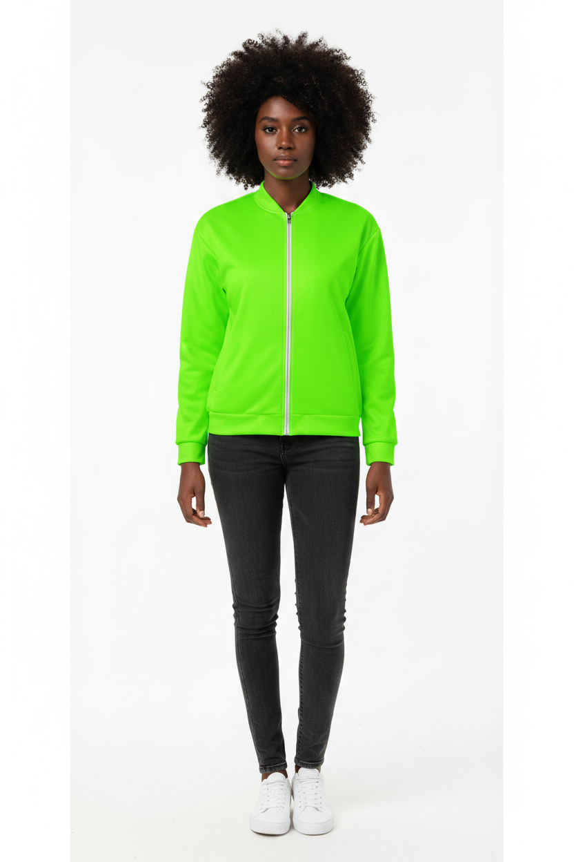 Neon Green Bomber - Frente