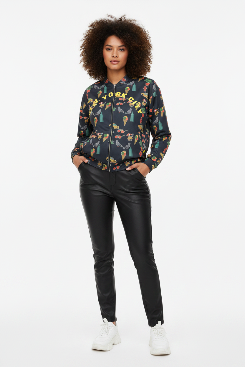 NYC Bomber - Mujer Frente